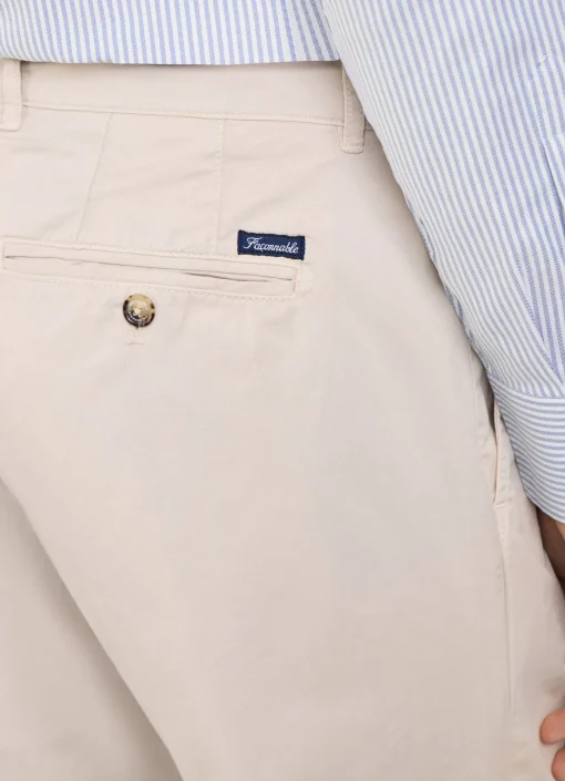 Chino En Serge De Coton