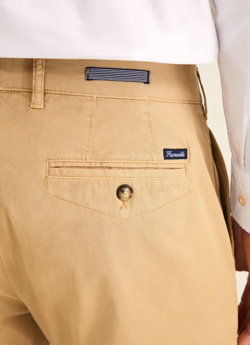 Chino En Serge De Coton