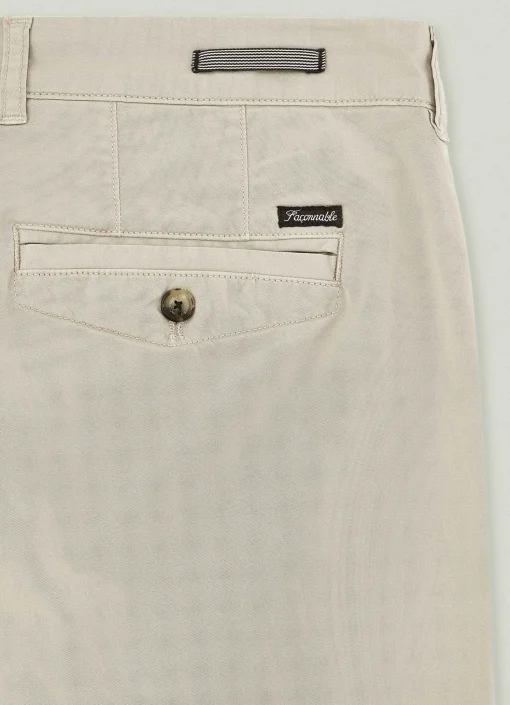 Chino En Serge De Coton