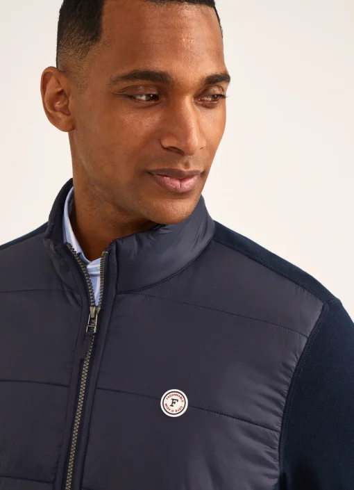 Gilet Rembourre Bi-Matiere