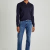 Pantalon A 5 Poches En Gabardine