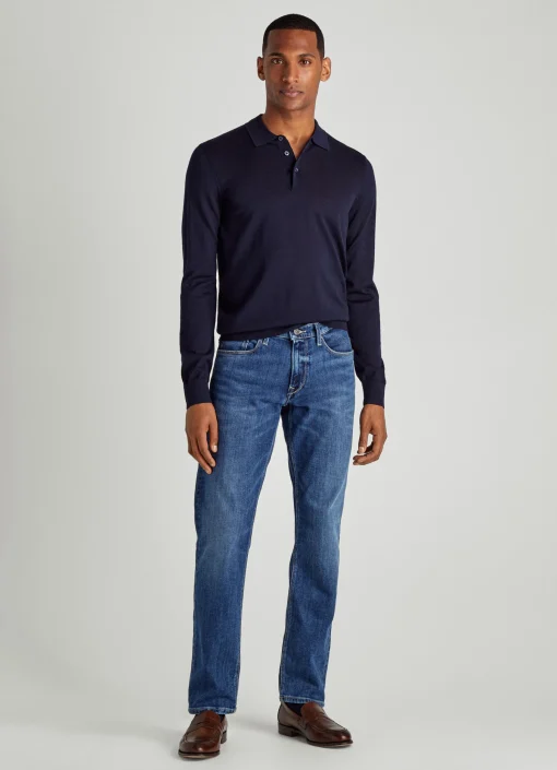 Pantalon A 5 Poches En Gabardine