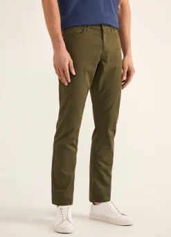 Pantalon A 5 Poches En Gabardine