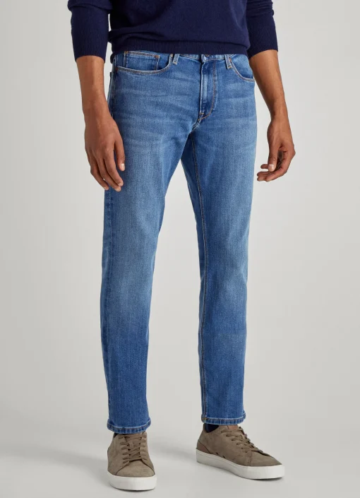 Pantalon A 5 Poches En Gabardine