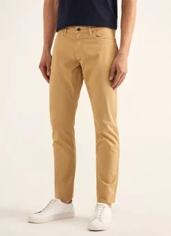Pantalon A 5 Poches En Gabardine