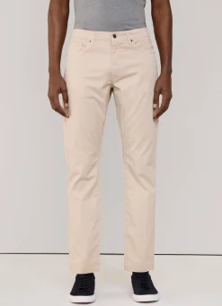 Pantalon A 5 Poches En Gabardine