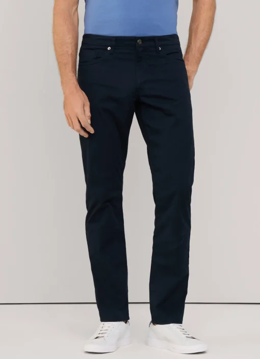 Pantalon A 5 Poches En Gabardine