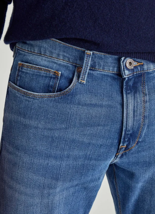 Pantalon A 5 Poches En Gabardine