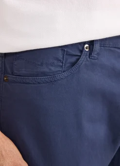 Pantalon A 5 Poches En Gabardine