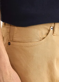 Pantalon A 5 Poches En Gabardine