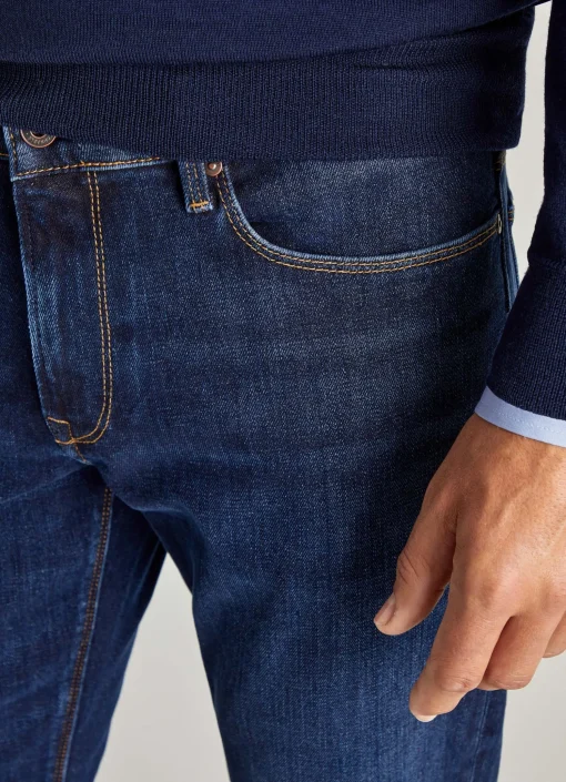 Pantalon A 5 Poches En Gabardine