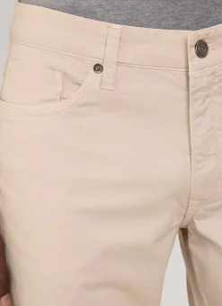 Pantalon A 5 Poches En Gabardine