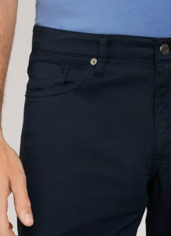 Pantalon A 5 Poches En Gabardine