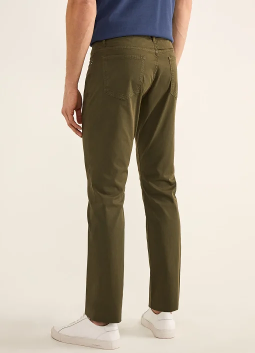 Pantalon A 5 Poches En Gabardine
