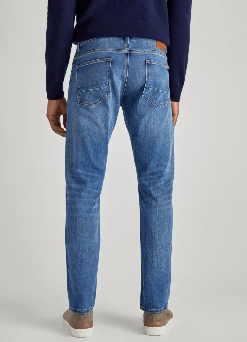 Pantalon A 5 Poches En Gabardine
