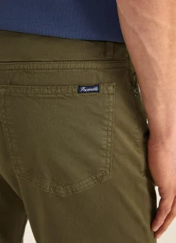 Pantalon A 5 Poches En Gabardine
