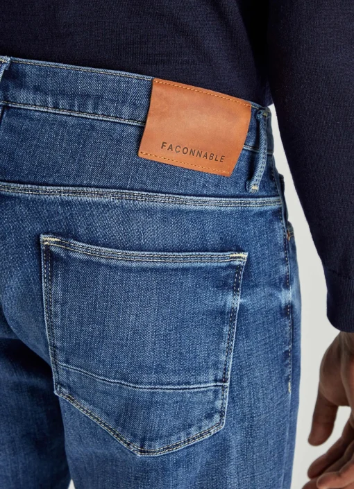 Pantalon A 5 Poches En Gabardine
