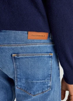 Pantalon A 5 Poches En Gabardine