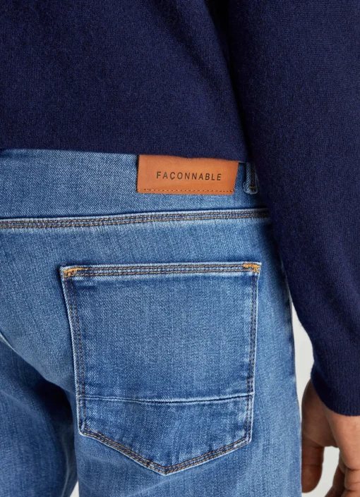 Pantalon A 5 Poches En Gabardine