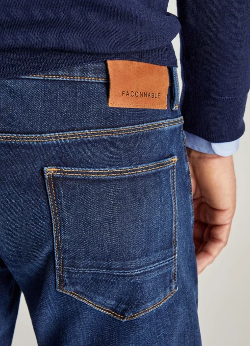 Pantalon A 5 Poches En Gabardine