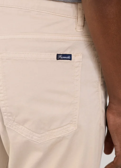 Pantalon A 5 Poches En Gabardine
