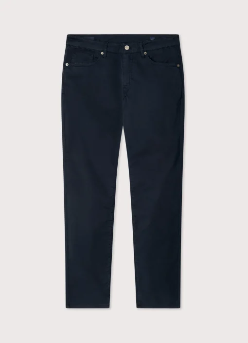 Pantalon A 5 Poches En Gabardine