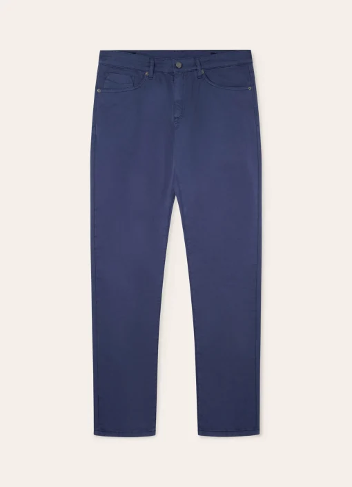 Pantalon A 5 Poches En Gabardine