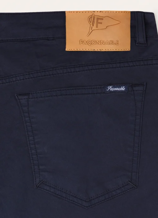 Pantalon A 5 Poches En Gabardine