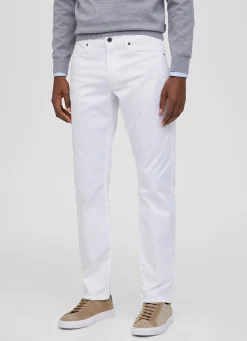 Pantalon A 5 Poches En Popeline