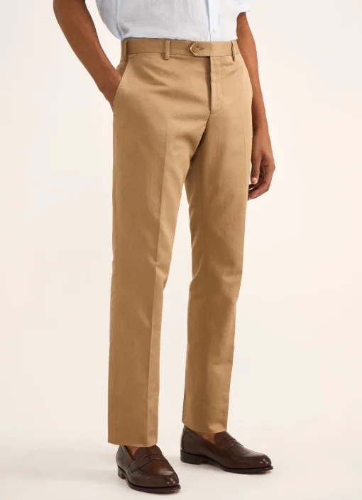 Pantalon En Lin Et En Coton