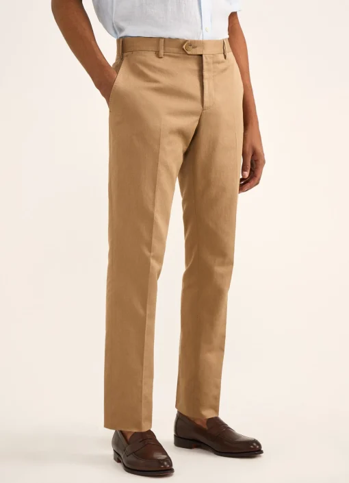 Pantalon En Lin Et En Coton
