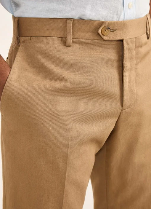Pantalon En Lin Et En Coton