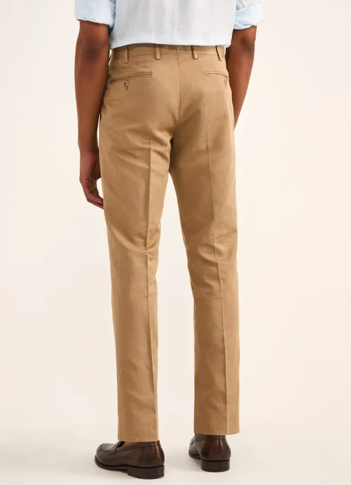 Pantalon En Lin Et En Coton