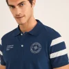 Polo A Imprime Nautique En Pique