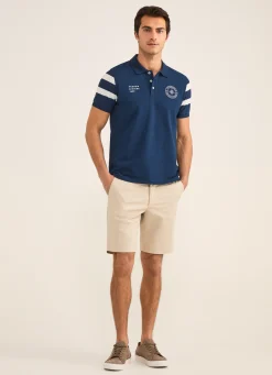 Polo A Imprime Nautique En Pique