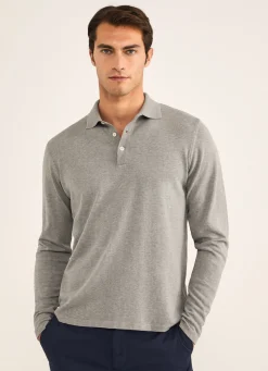 Polo A Manches Longues En Crepe