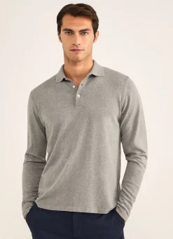 Polo A Manches Longues En Crepe