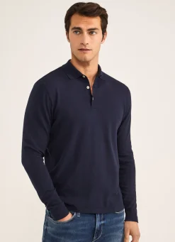 Polo A Manches Longues En Crepe