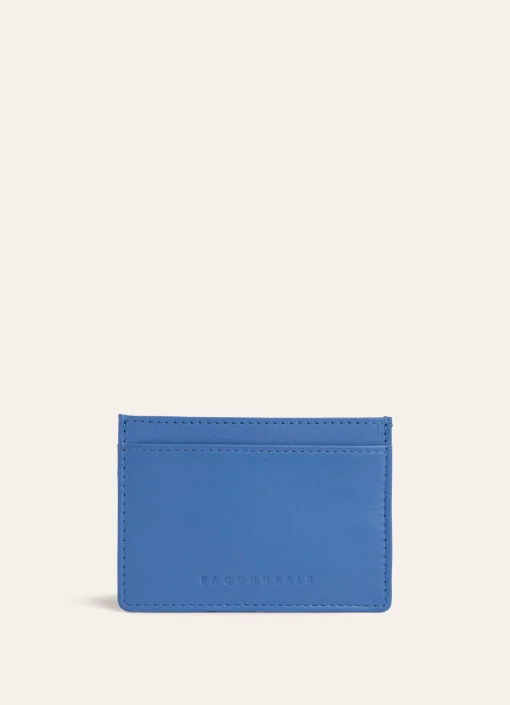 Porte-Cartes En Cuir Bicolore