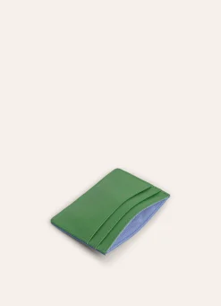Porte-Cartes En Cuir Bicolore