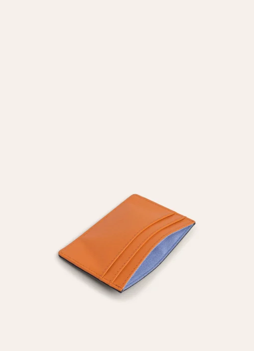 Porte-Cartes En Cuir Bicolore