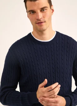 Pull Col Rond En Coton
