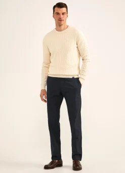 Pull Col Rond En Coton