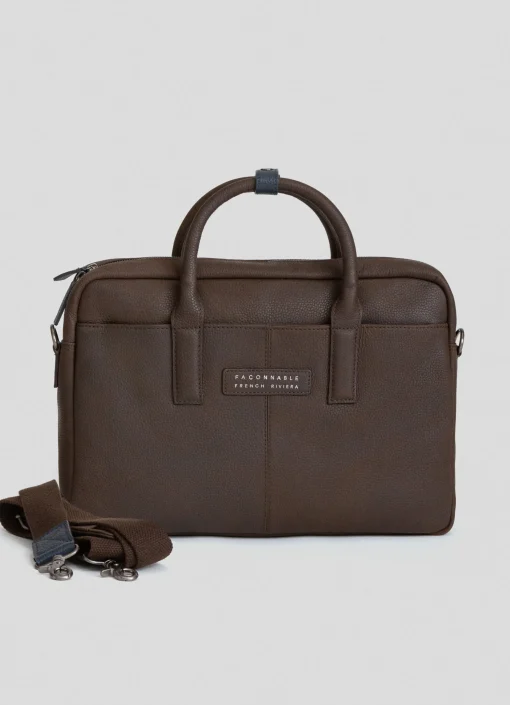 Sac En Cuir Pleine Fleur