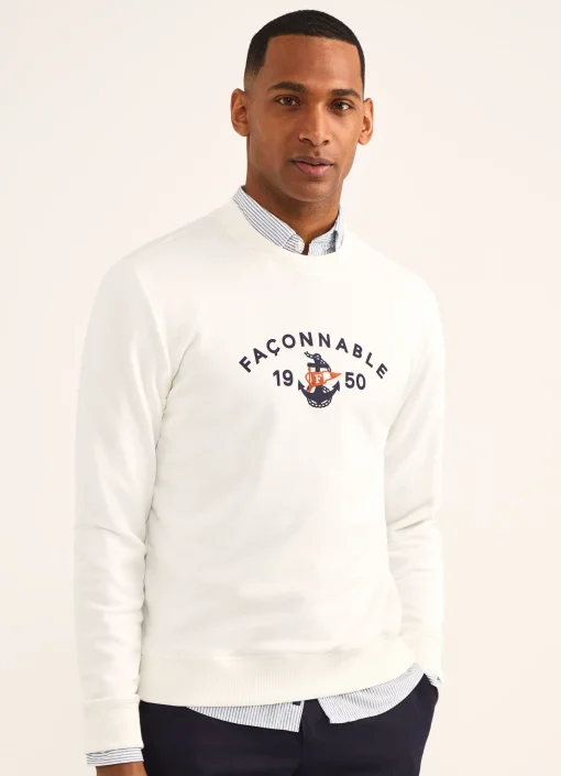 Sweat-Shirt En Coton Et Polyester