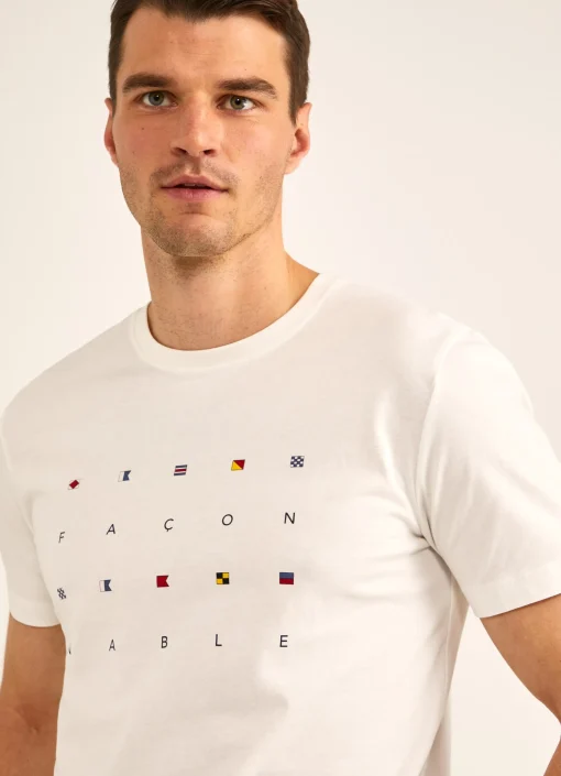 T-Shirt Imprime Nautique