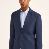 Veste A Boutons En Lin