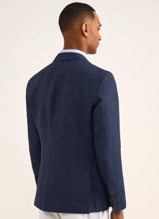 Veste A Boutons En Lin